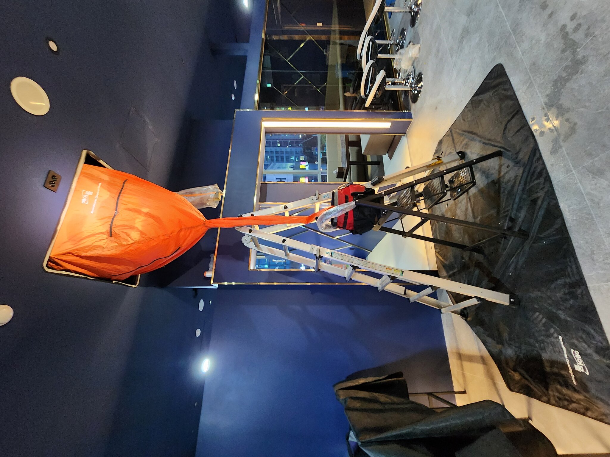 에어컨 청소 작업