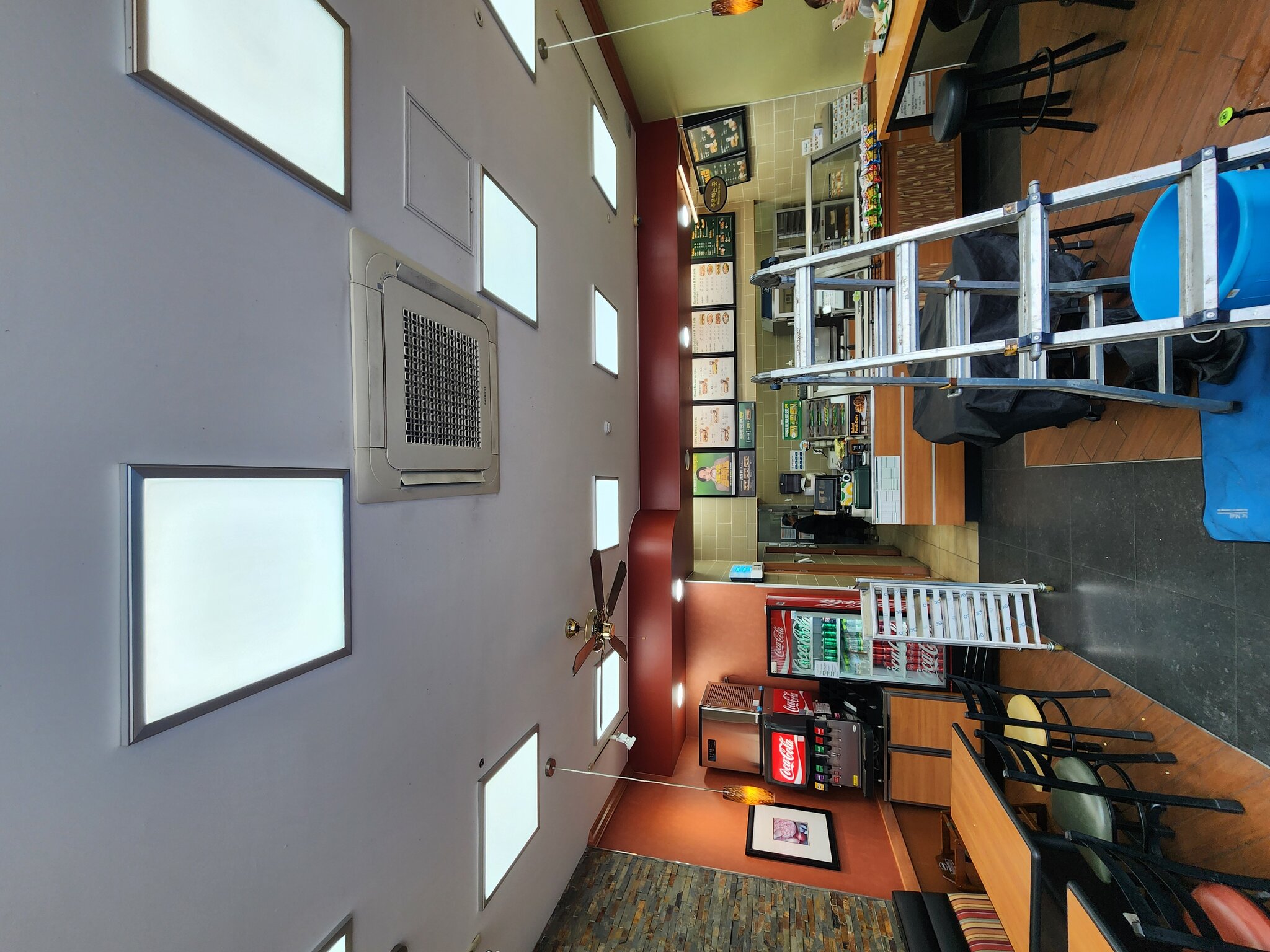 에어컨 청소 작업