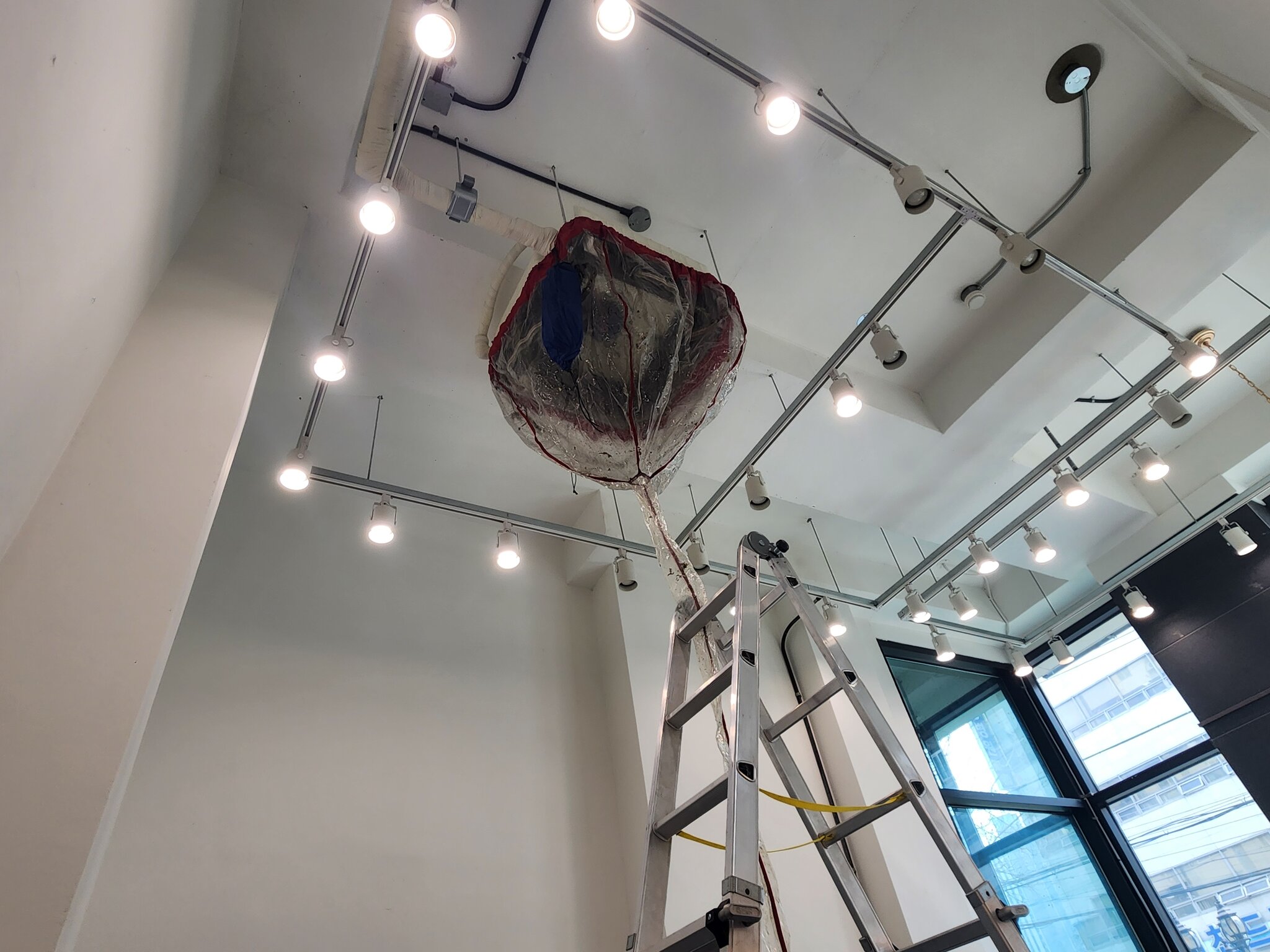 에어컨 청소 작업