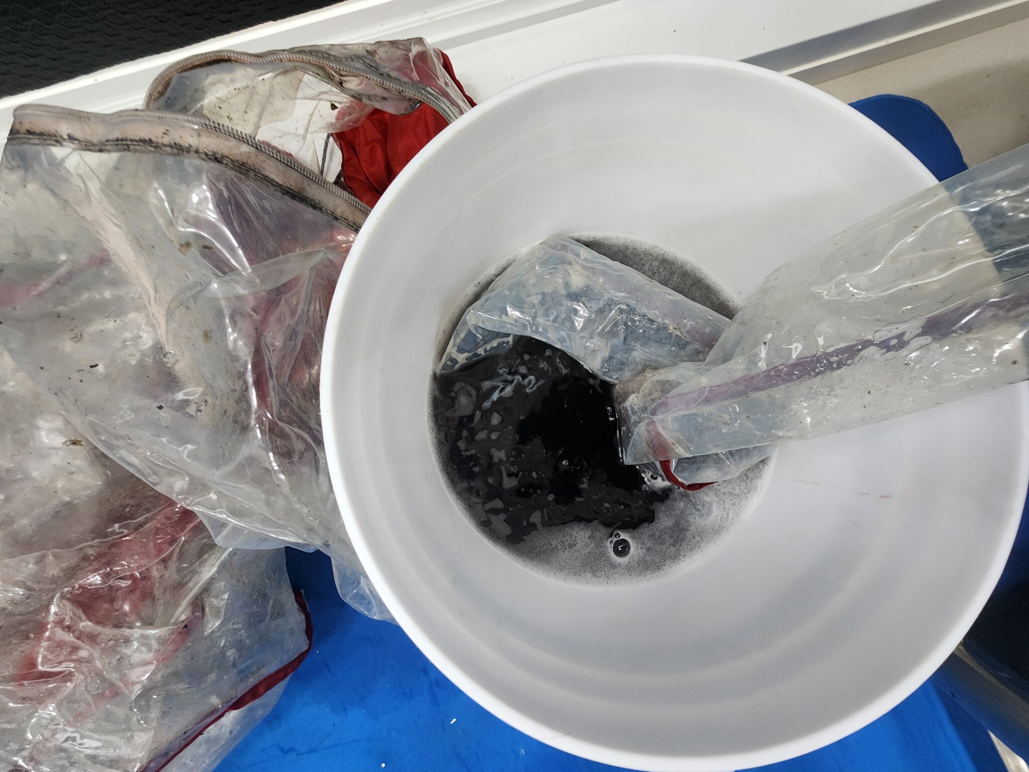 에어컨 청소 작업