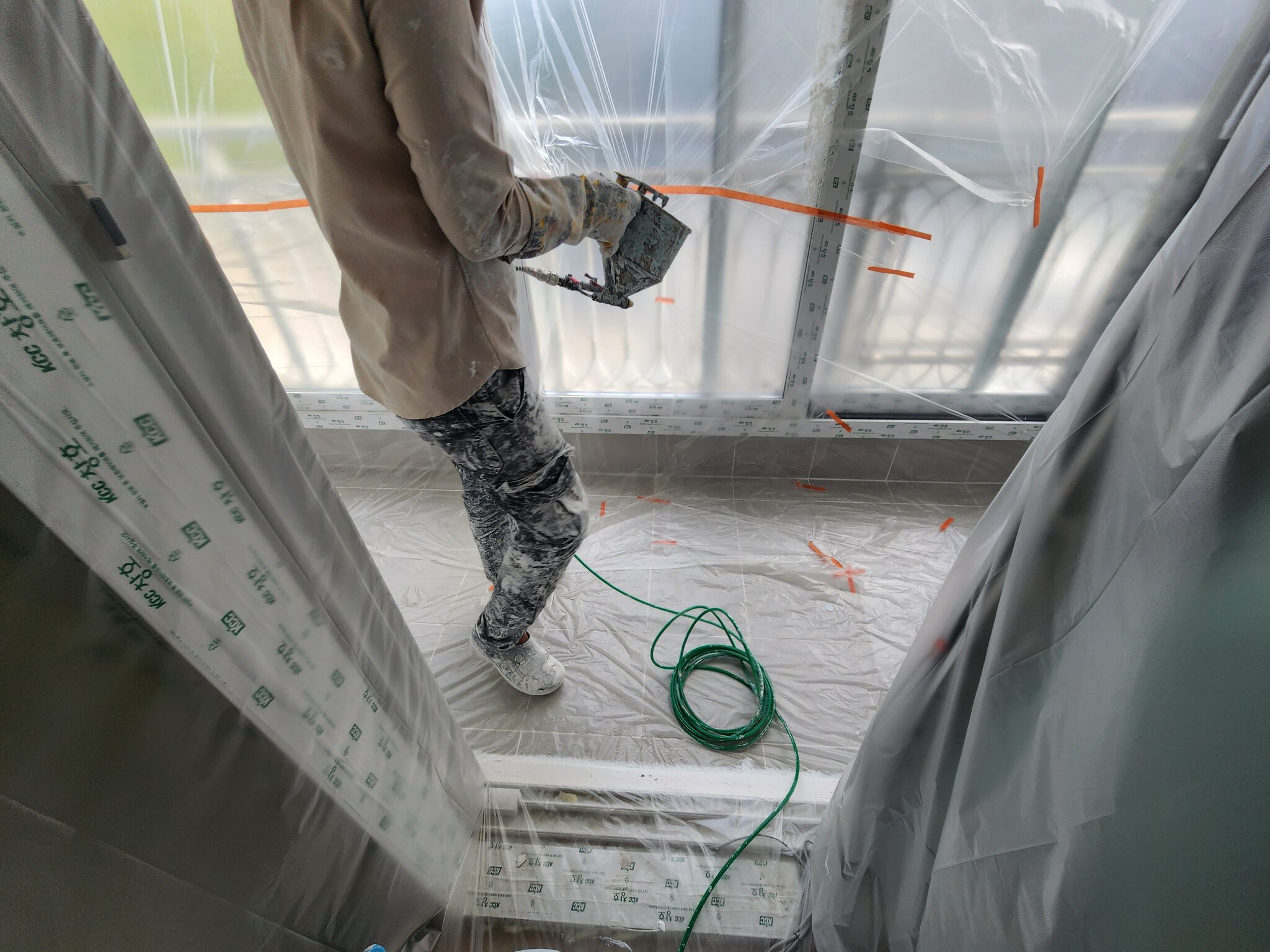 탄성코트/페인트 시공 작업