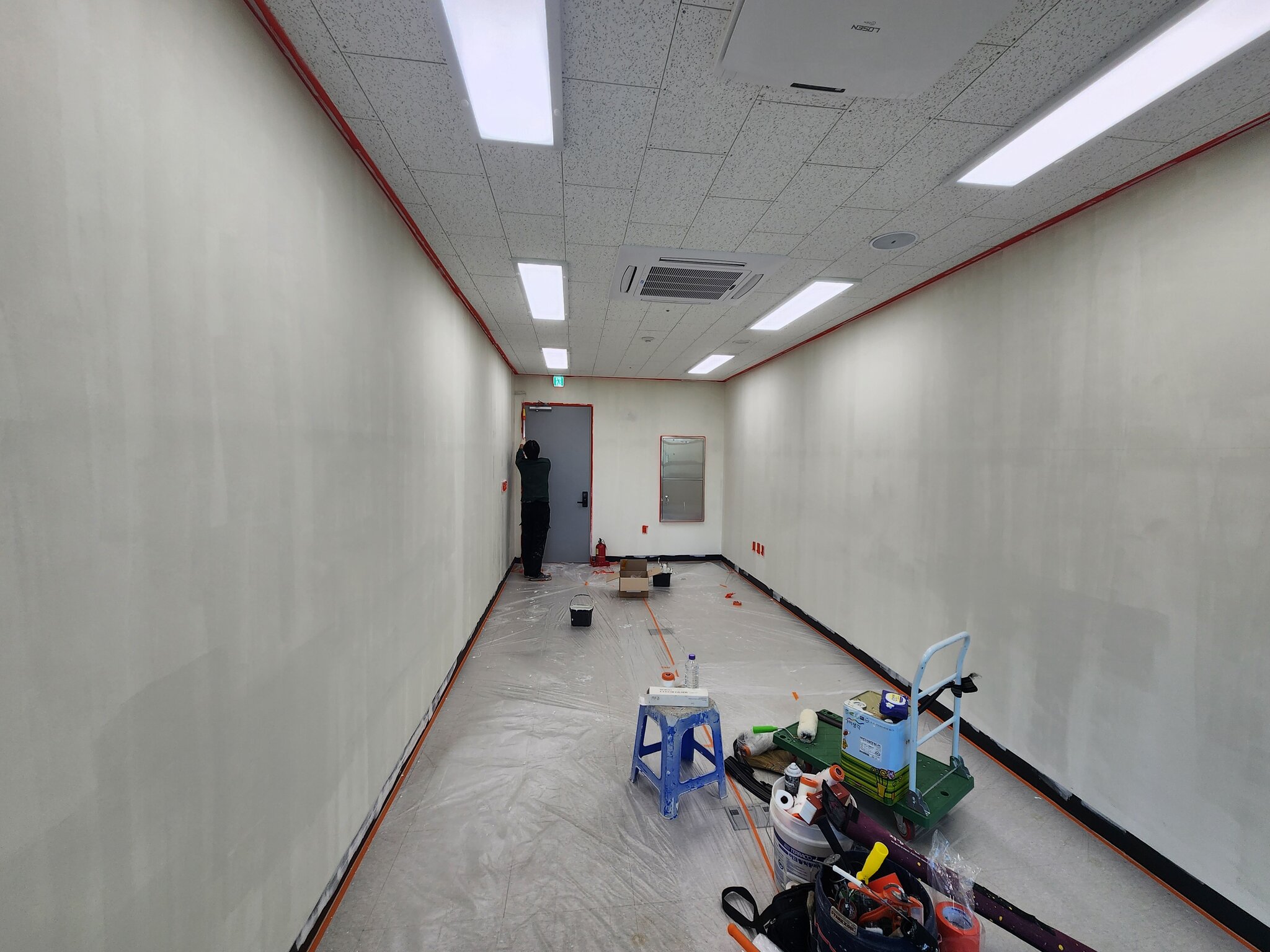 탄성코트/페인트 시공 작업