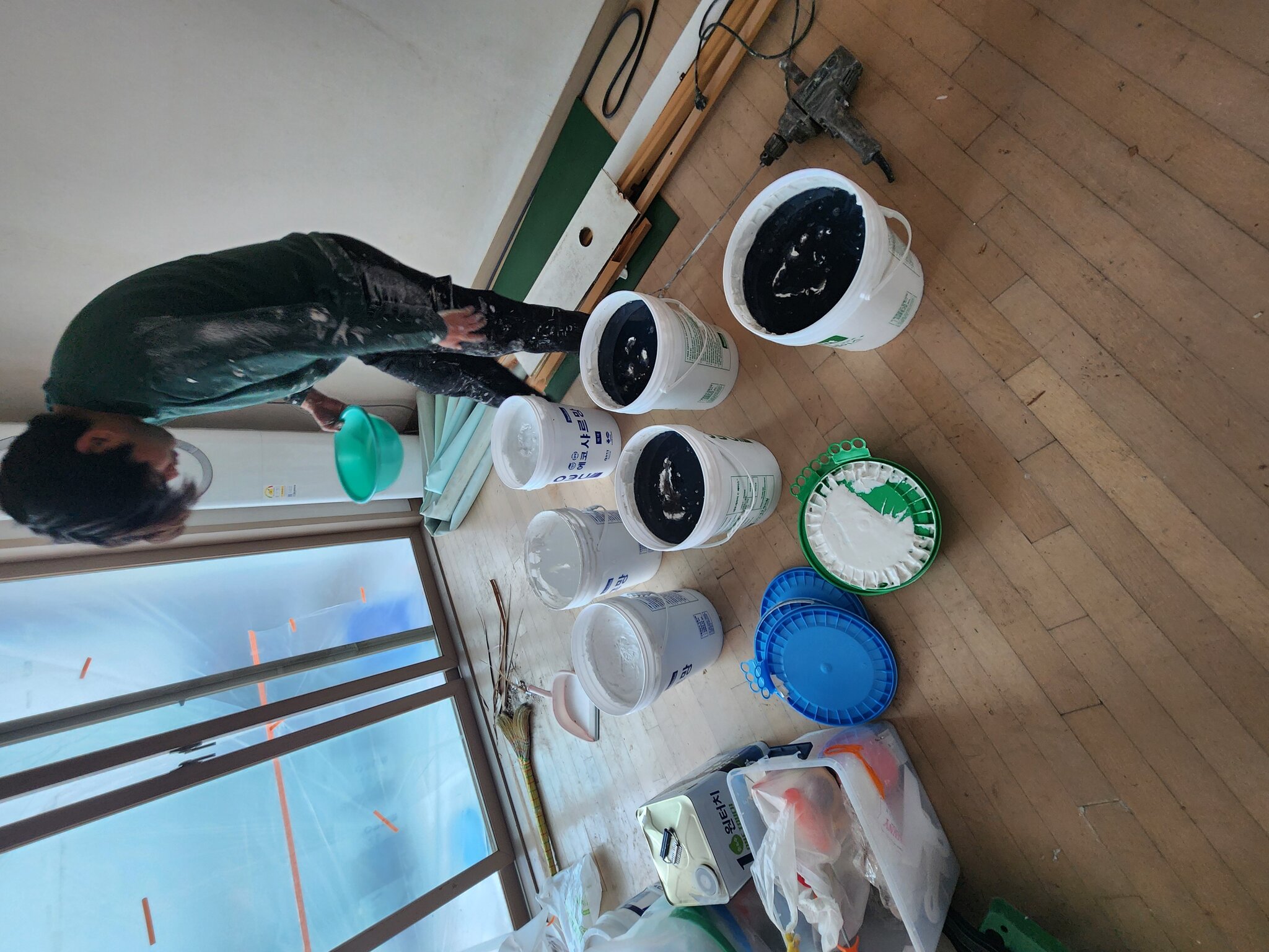 탄성코트/페인트 시공 작업