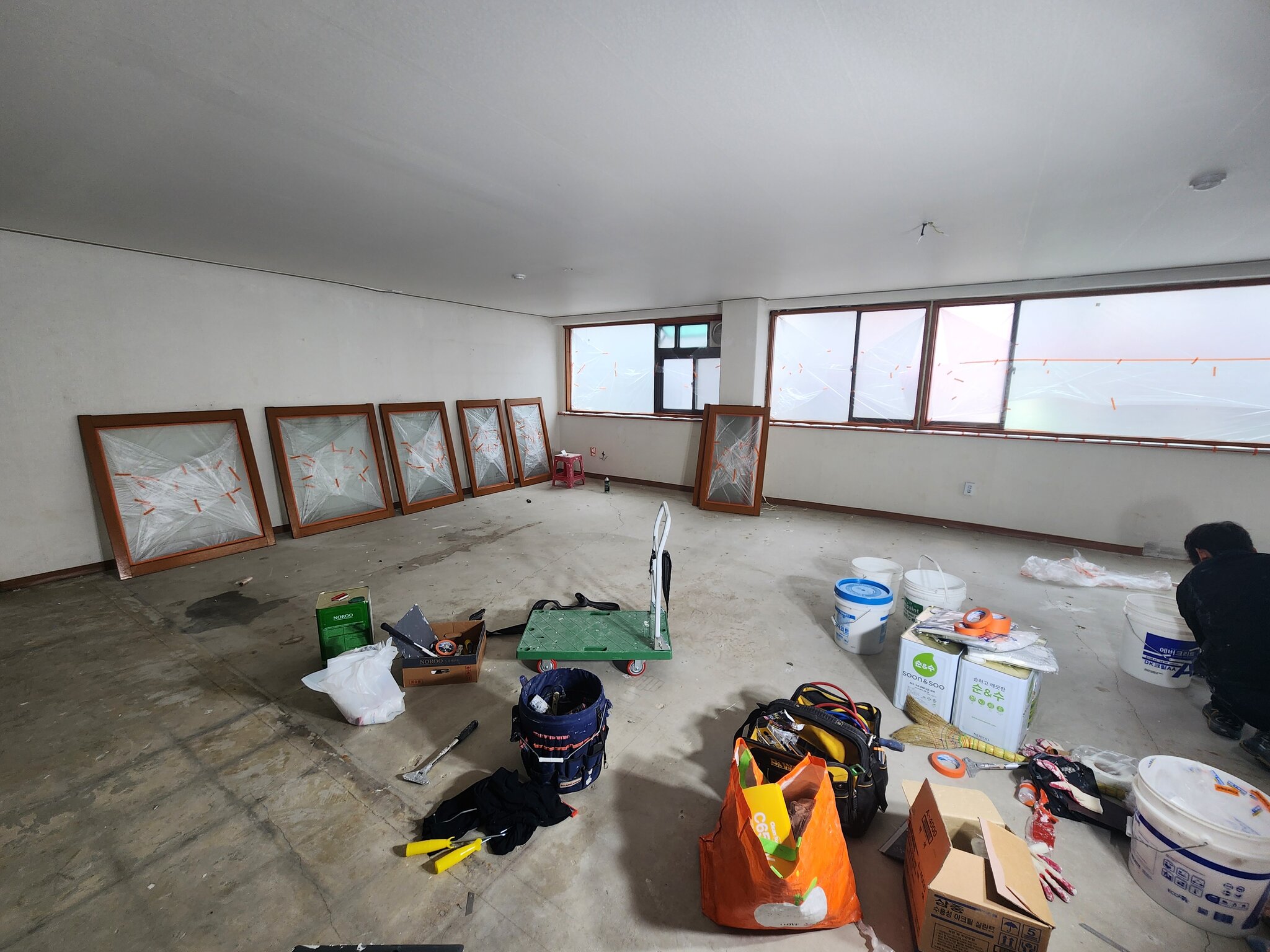 탄성코트/페인트 시공 작업