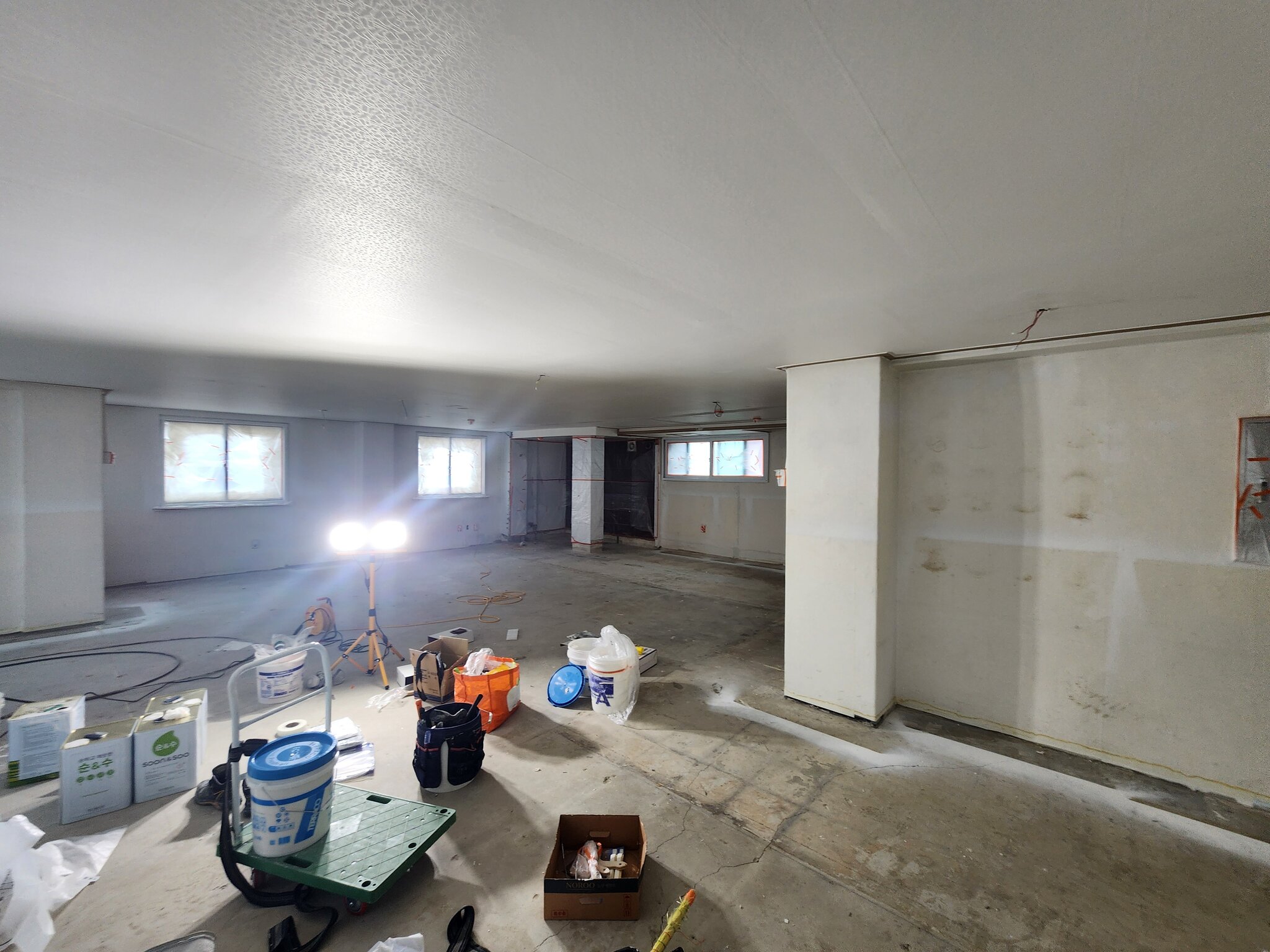 탄성코트/페인트 시공 작업